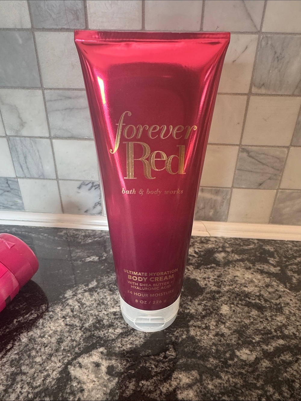 Bath & Body Works Forever Red Shiny Red & Gold Body Cream